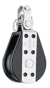 Harken Drahtblock einfach mit Wirbel 29 mm – Kompakt & Reibungsarm für optimale Leinenführung