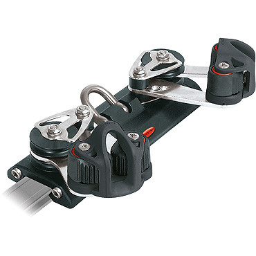 Schlitten mit 4 Umlenkrol. +Klemmen, S26