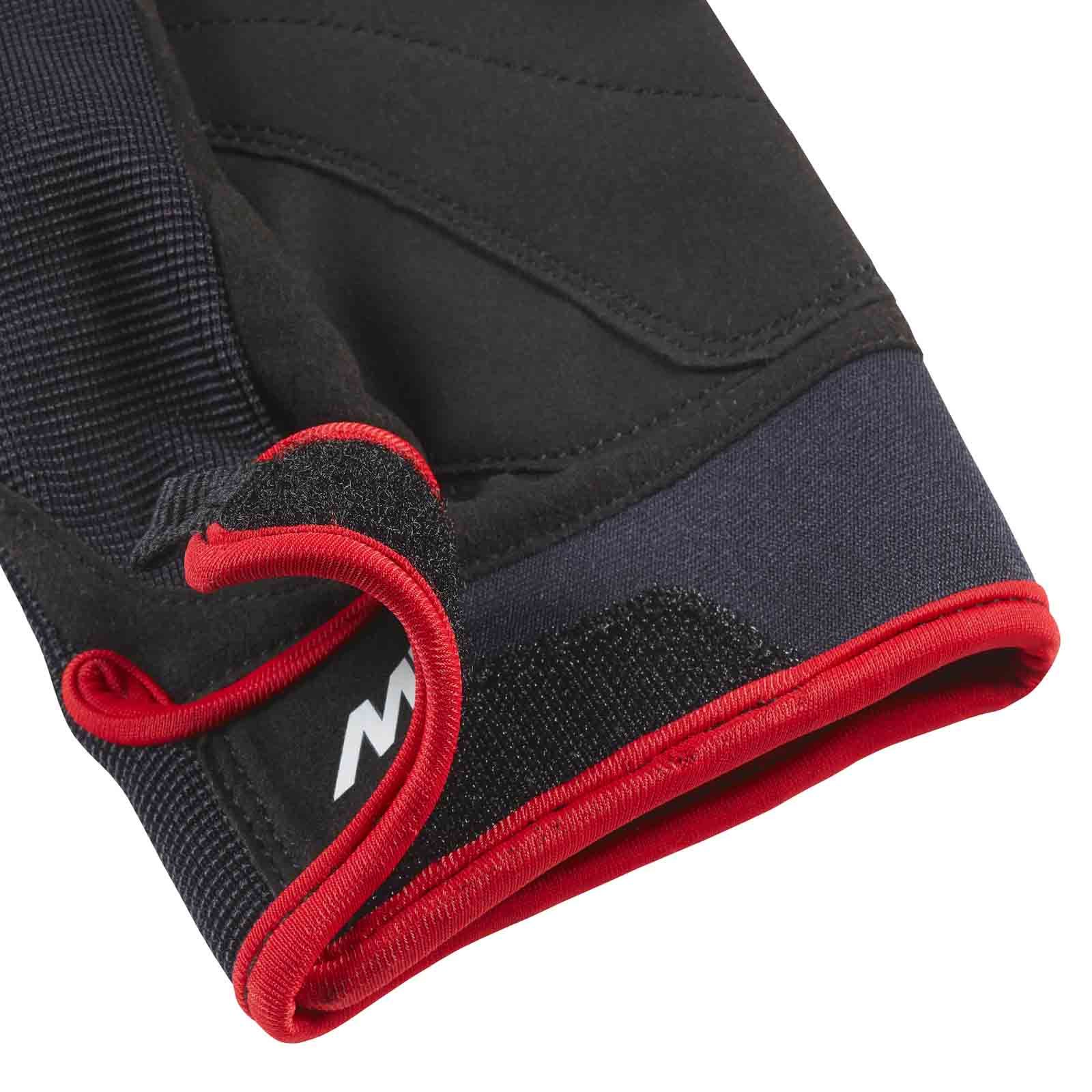 Musto Segelhandschuhe Essential kurze Finger - Rot