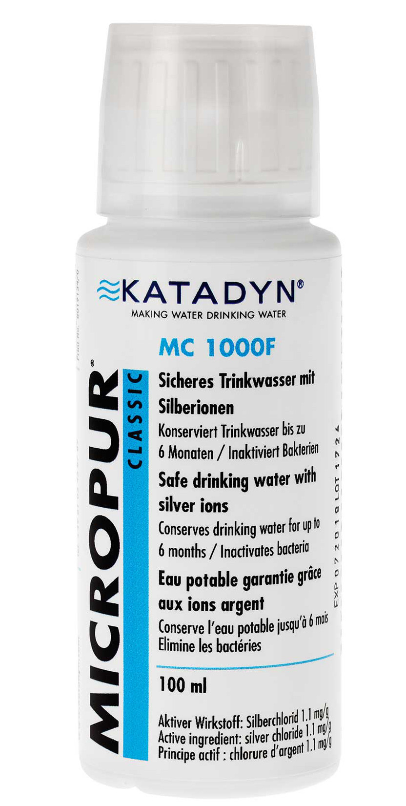 Katadyn Micropur Classic MC 1000F – 100 ml, flüssig