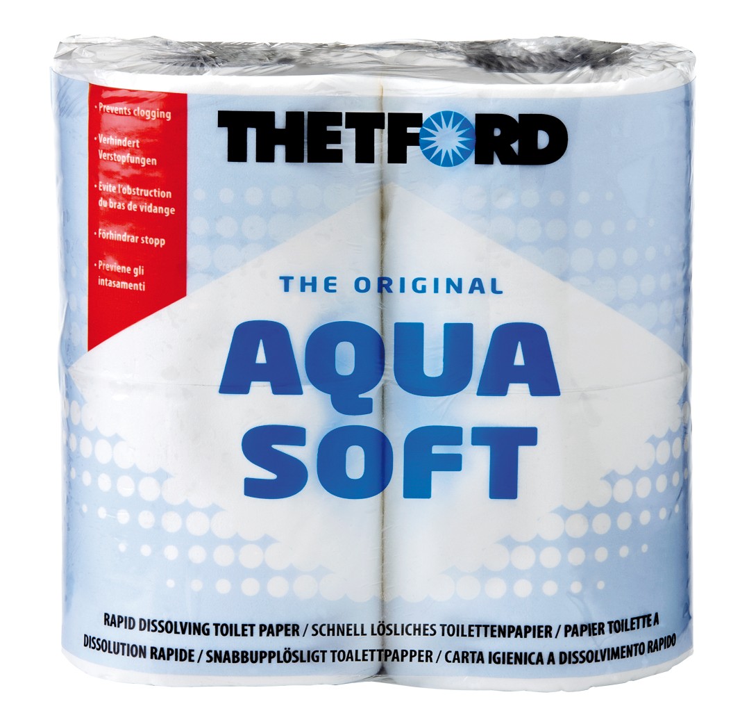 Aqua Soft Toilettenpapier,4 Rollen