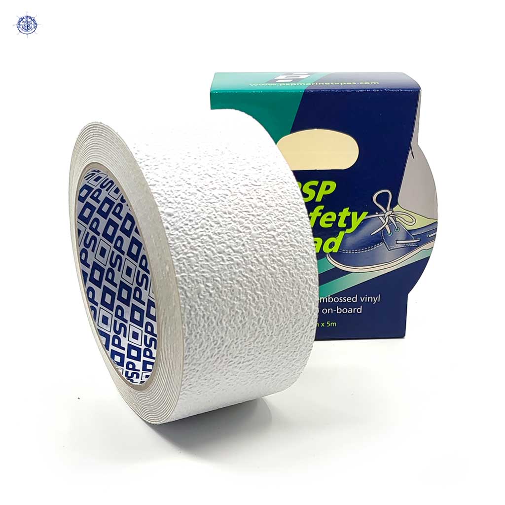 Safety Tread Antirutschstreifen 50mm x 5m Weiss – Für sichere Oberflächen an Bord