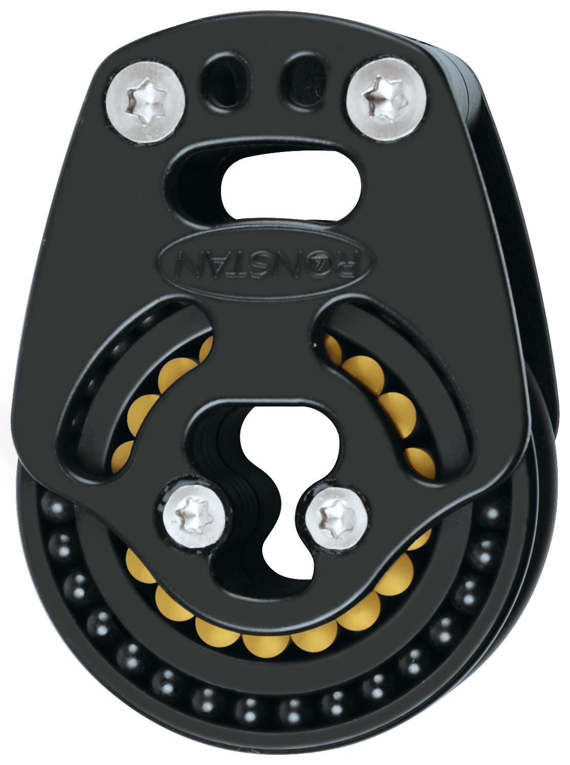 Orbit Ronstan Block 75mm, mit Hundsfott