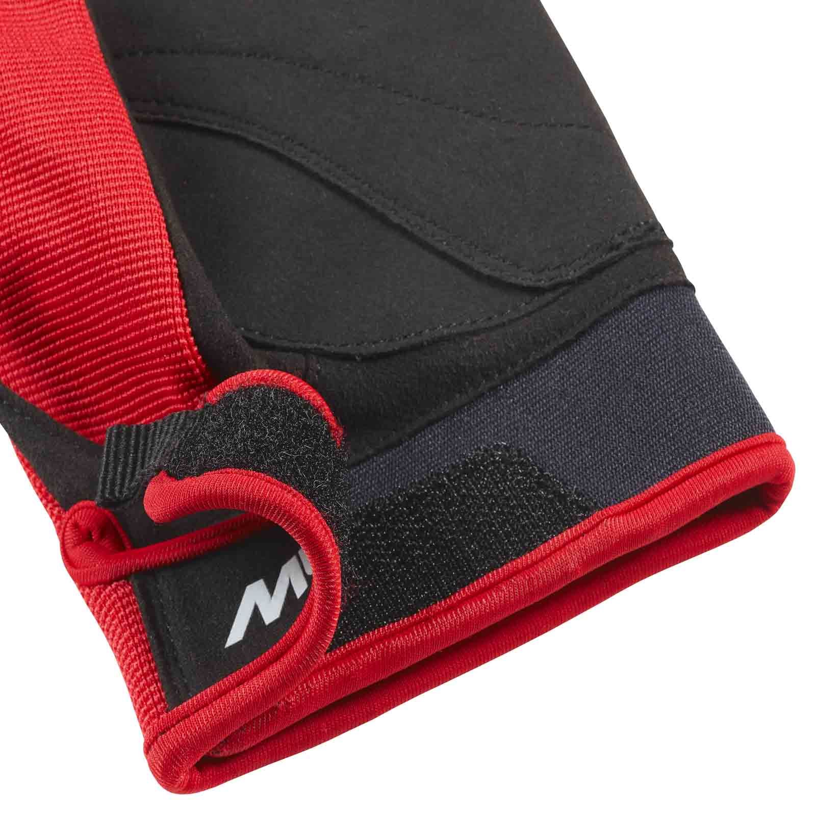 Musto Segelhandschuhe Essential lange Finger - Rot