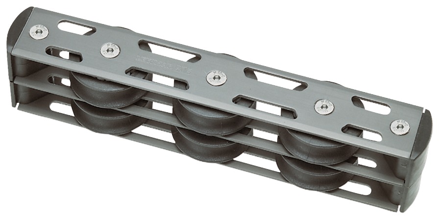 Umlenkrollen sechsfach 40mm Doppelstock