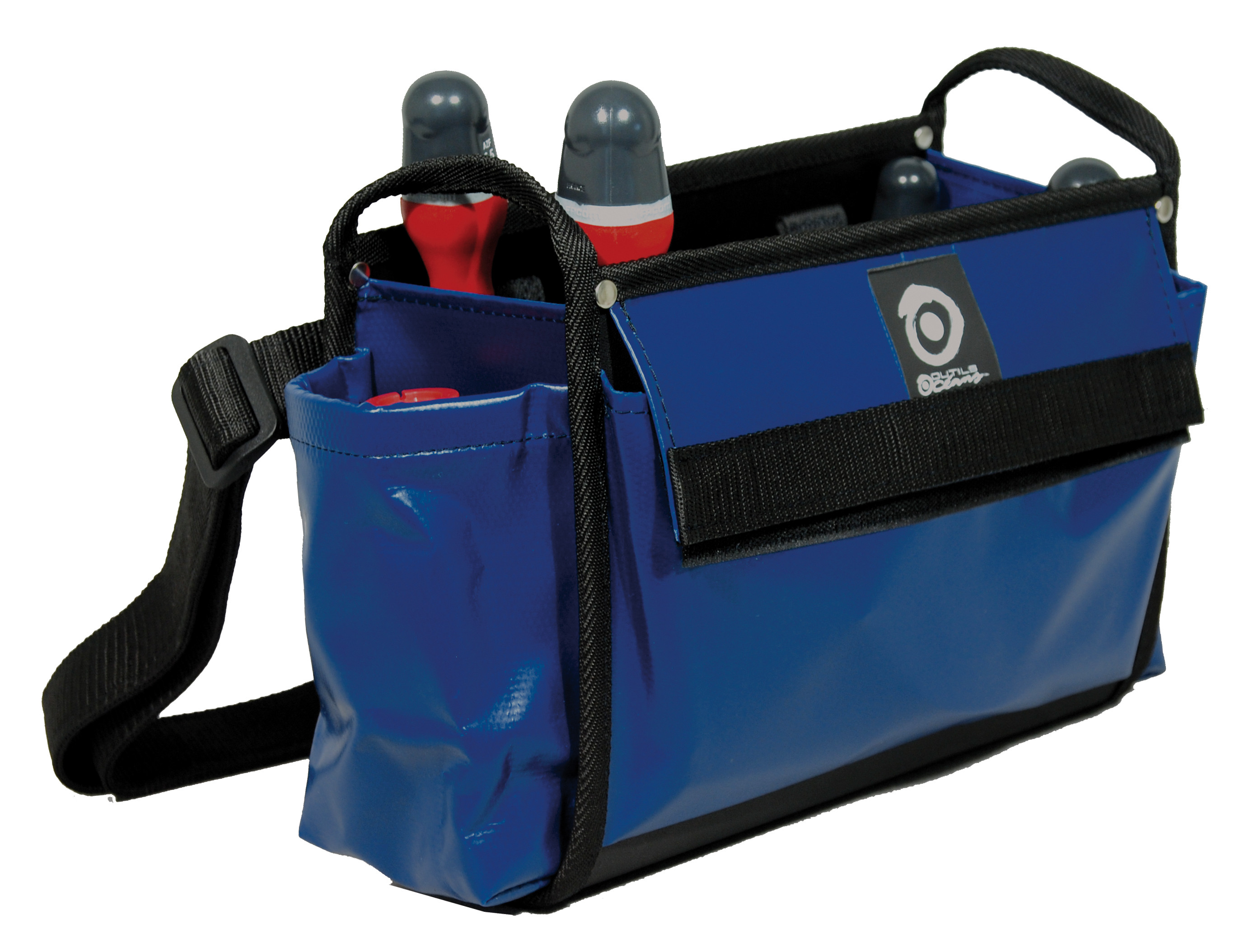 Werkzeugtasche offen, für Arbeit in Höhe MARINEBLAU 37X21X10