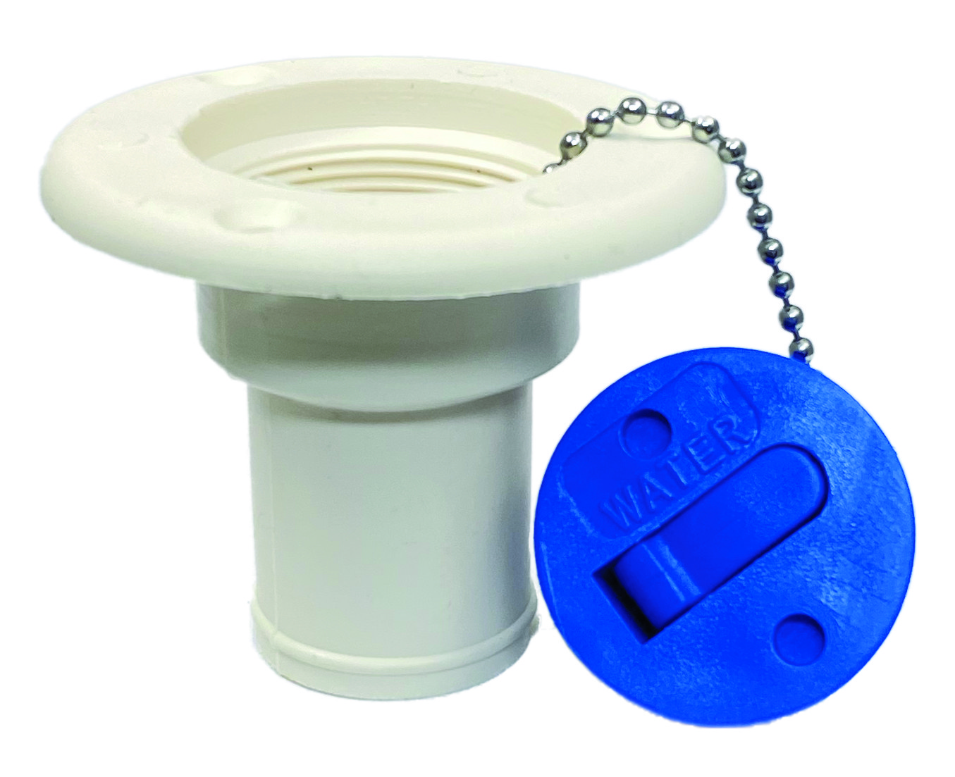 Deck-Einfüllstutzen,PVC,weiss,Schl.38mm