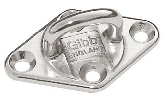 Grundplatte m. Bügel 60x38mm, 4x5mm Loch