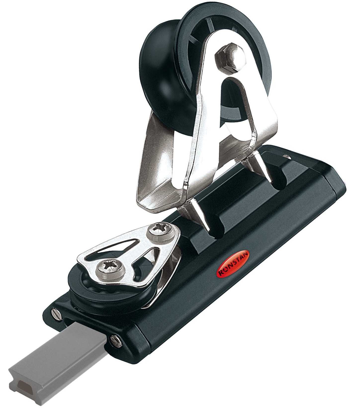 Genua Schlitten mit Rolle, Schiene 22mm