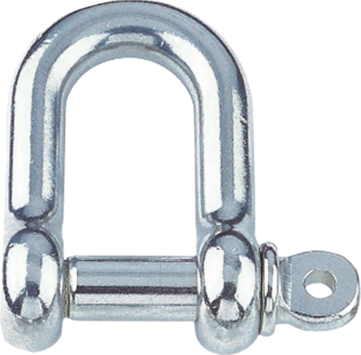 Edelstahl Schäkel gedrehte Form ø 4 mm, V4A A4 AISI 316 Niro Rostfrei Edelstahl Schäkel gedrehte Form ø 4 mm, V4A A4 AISI 316 Niro Rostfrei